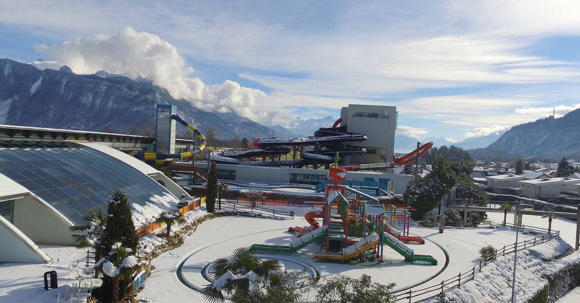 Aquaparc Parc d'attraction aquatique en Suisse Valais